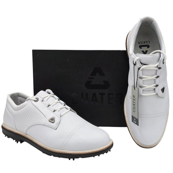 Cuater Other - NEW Cuater Golf Shoes Mens 11.5 Travis Matthew Legend White Leather Waterproof